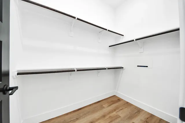 a view of a walk in closet