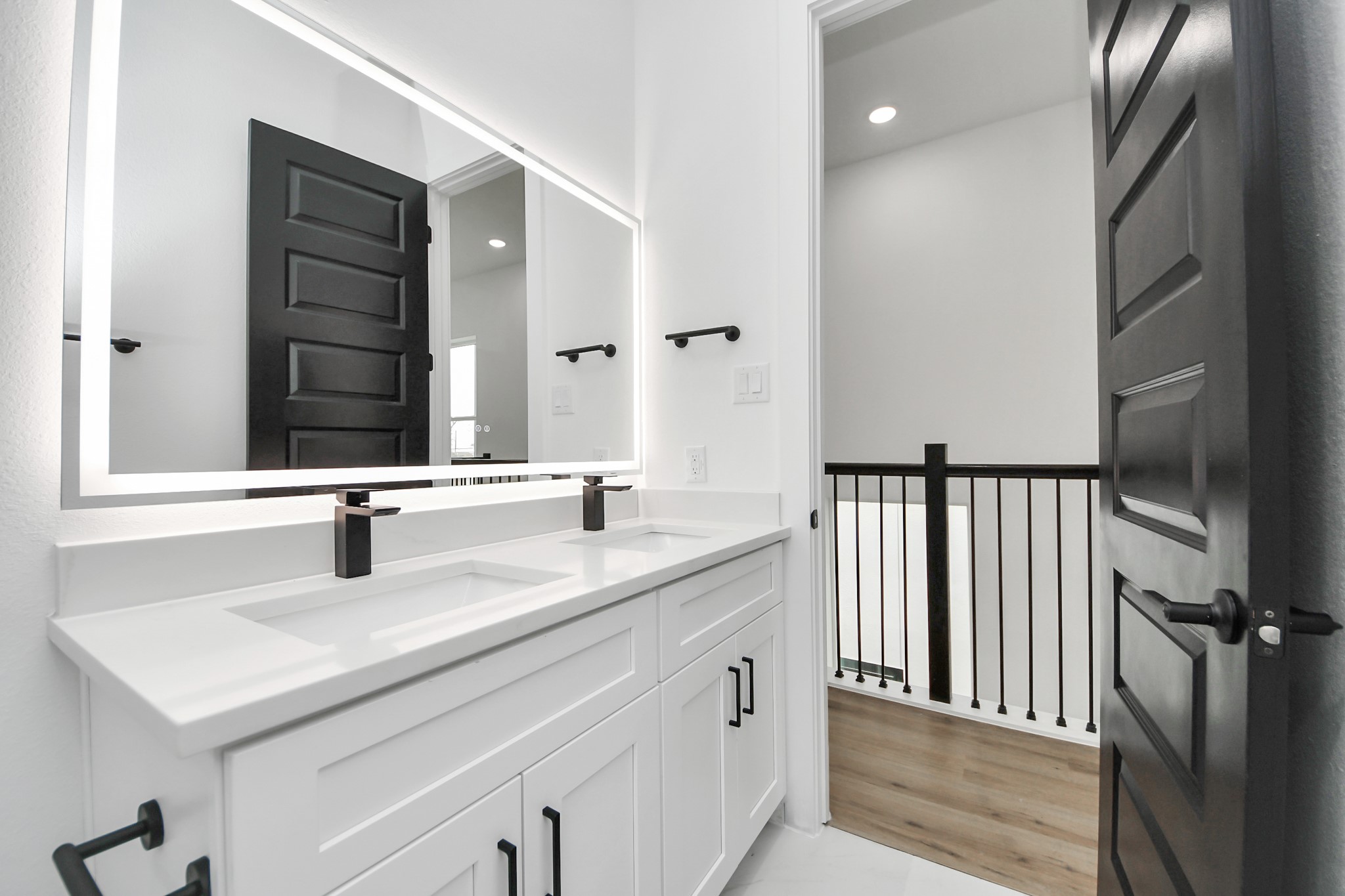 3308 Hardy Street Houston, TX 77009 - Photo 25 of 31 a bathroom with a sink and a mirror