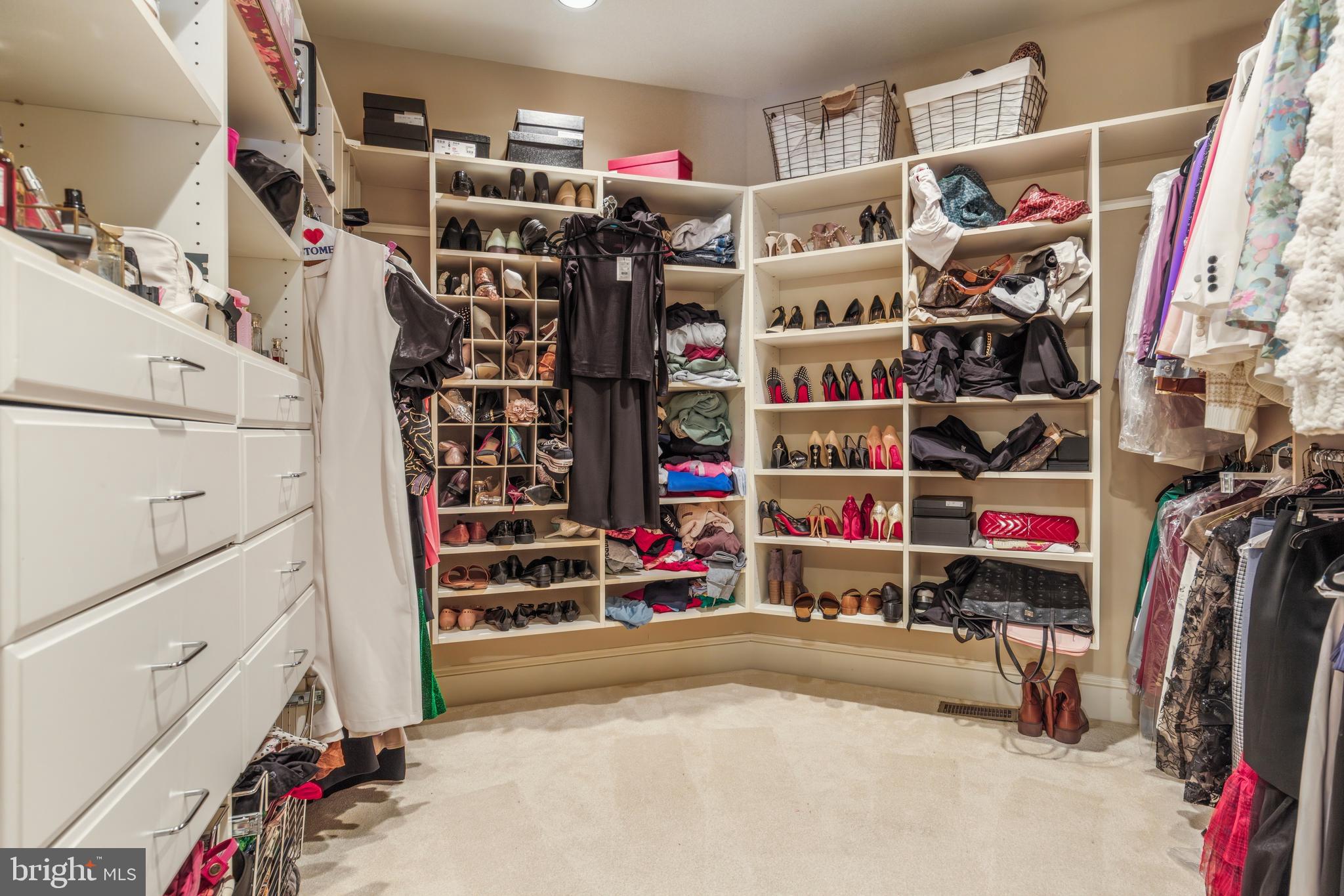 703 Daventry Way Ambler, PA 19002 - Photo 23 of 54 a view of walk in closet with clothes and shoes