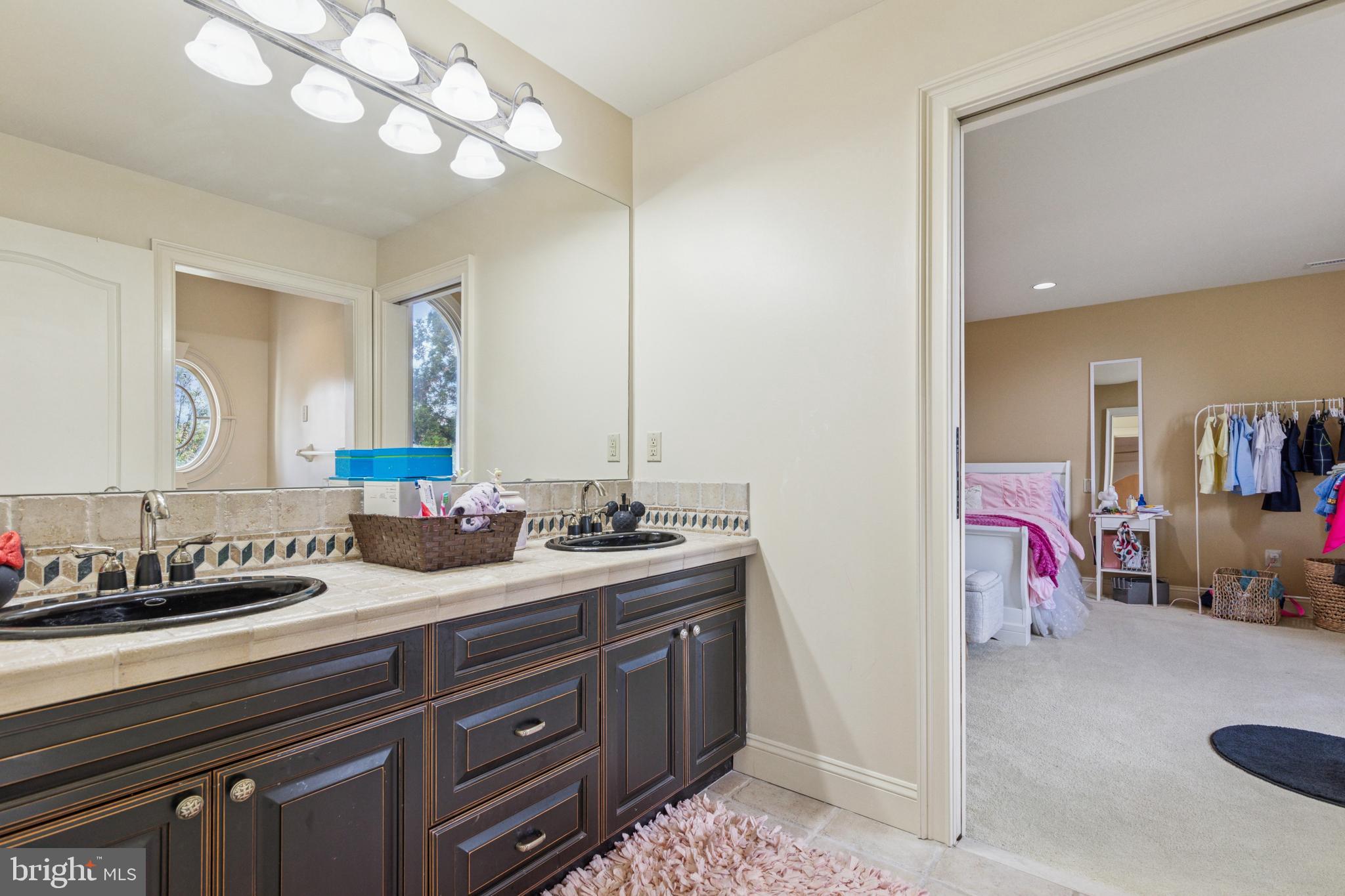 703 Daventry Way Ambler, PA 19002 - Photo 33 of 54 a bathroom with a sink vanity and mirror
