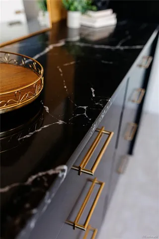 a close view of cabinet