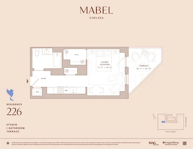 an aerial view of a house with garden space and street view