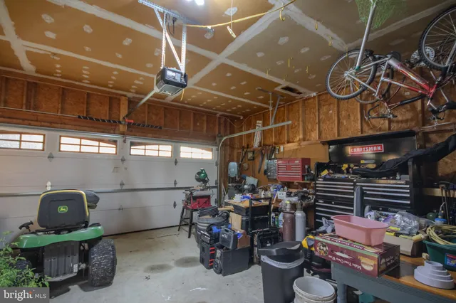 a view of room with gym equipment