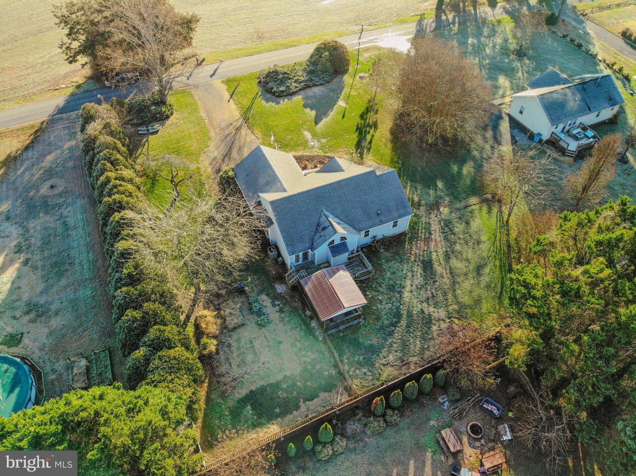 5520 Cedarcrest Road Salisbury, MD 21801 - Photo 39 of 41 an aerial view of a house with garden space and street view