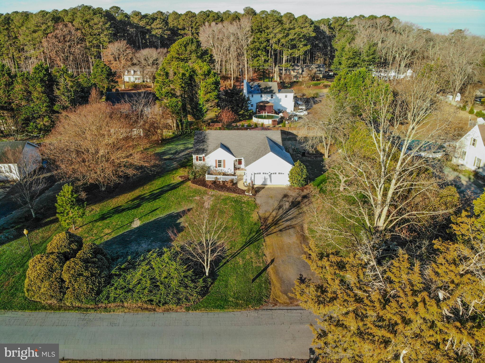 5520 Cedarcrest Road Salisbury, MD 21801 - Photo 6 of 41 an aerial view of a house with a yard