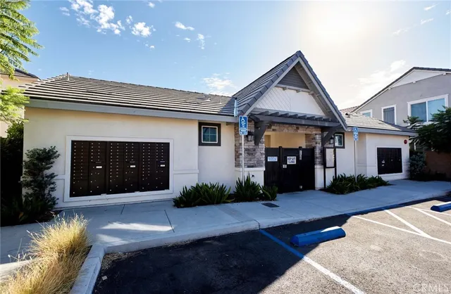 a view of a house with a outdoor space