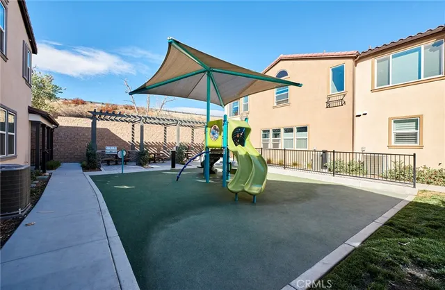a outdoor space with chairs