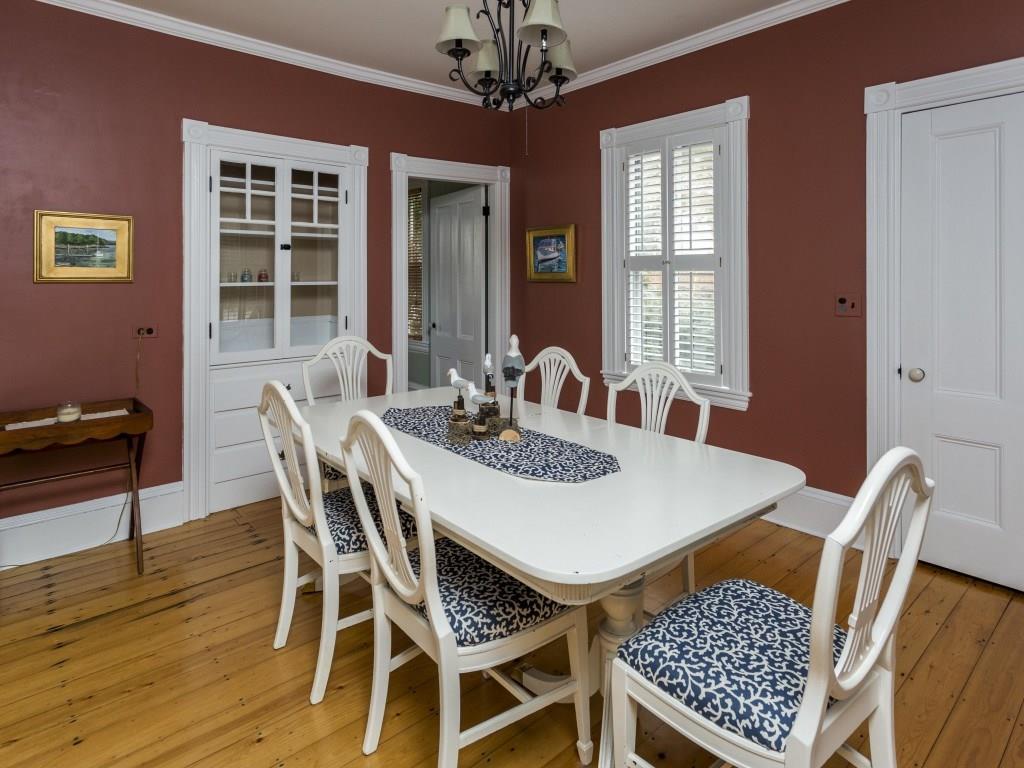 12 Logan Road West Boothbay Harbor, ME 04575 - Photo 8 of 27 The dining room with built-in china...
