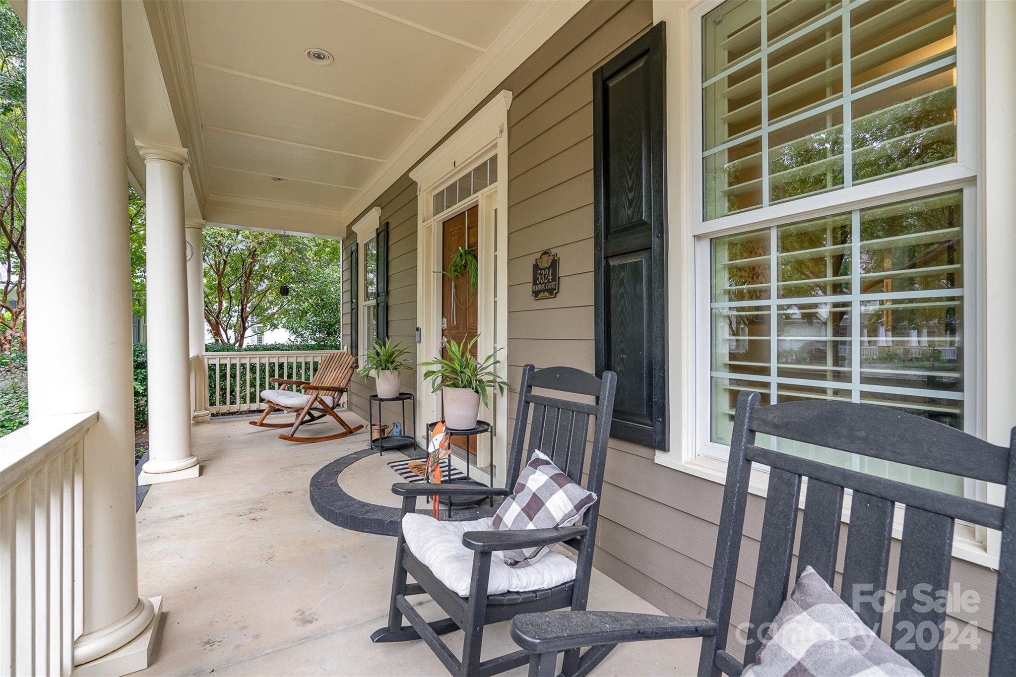 5324 Maddox Court Fort Mill, SC 29708 - Photo 38 of 48 a balcony with chairs and table