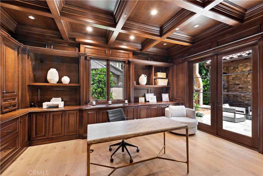 3 Fox Hole Road Ladera Ranch, CA 92694 - Photo 11 of 57 a dining room with wooden floor a glass table and chairs