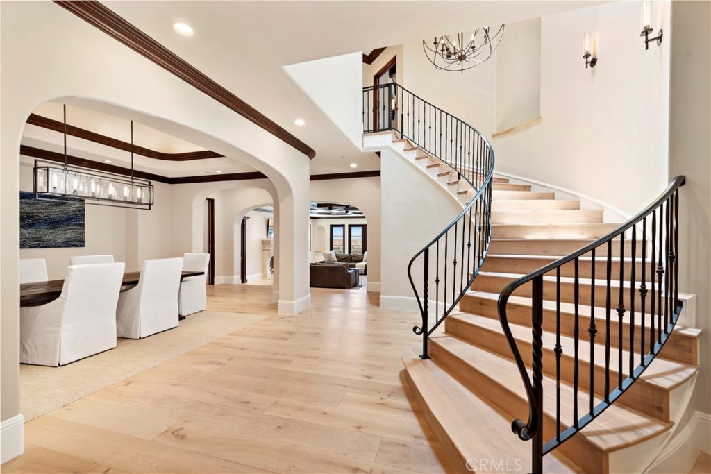 3 Fox Hole Road Ladera Ranch, CA 92694 - Photo 12 of 57 a view of entryway and hall with wooden floor