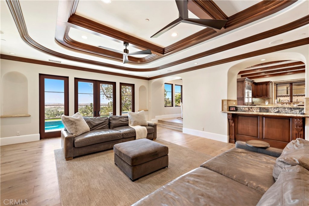 3 Fox Hole Road Ladera Ranch, CA 92694 - Photo 18 of 57 a living room with furniture and a ceiling fan