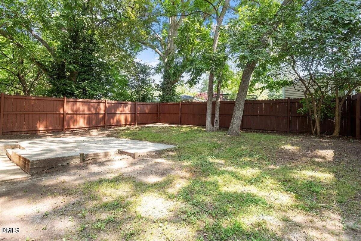 1611 Poole Road Raleigh, NC 27610 - Photo 17 of 19 a view of a backyard