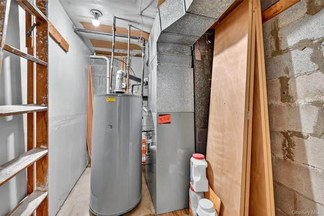 a view of storage and utility room