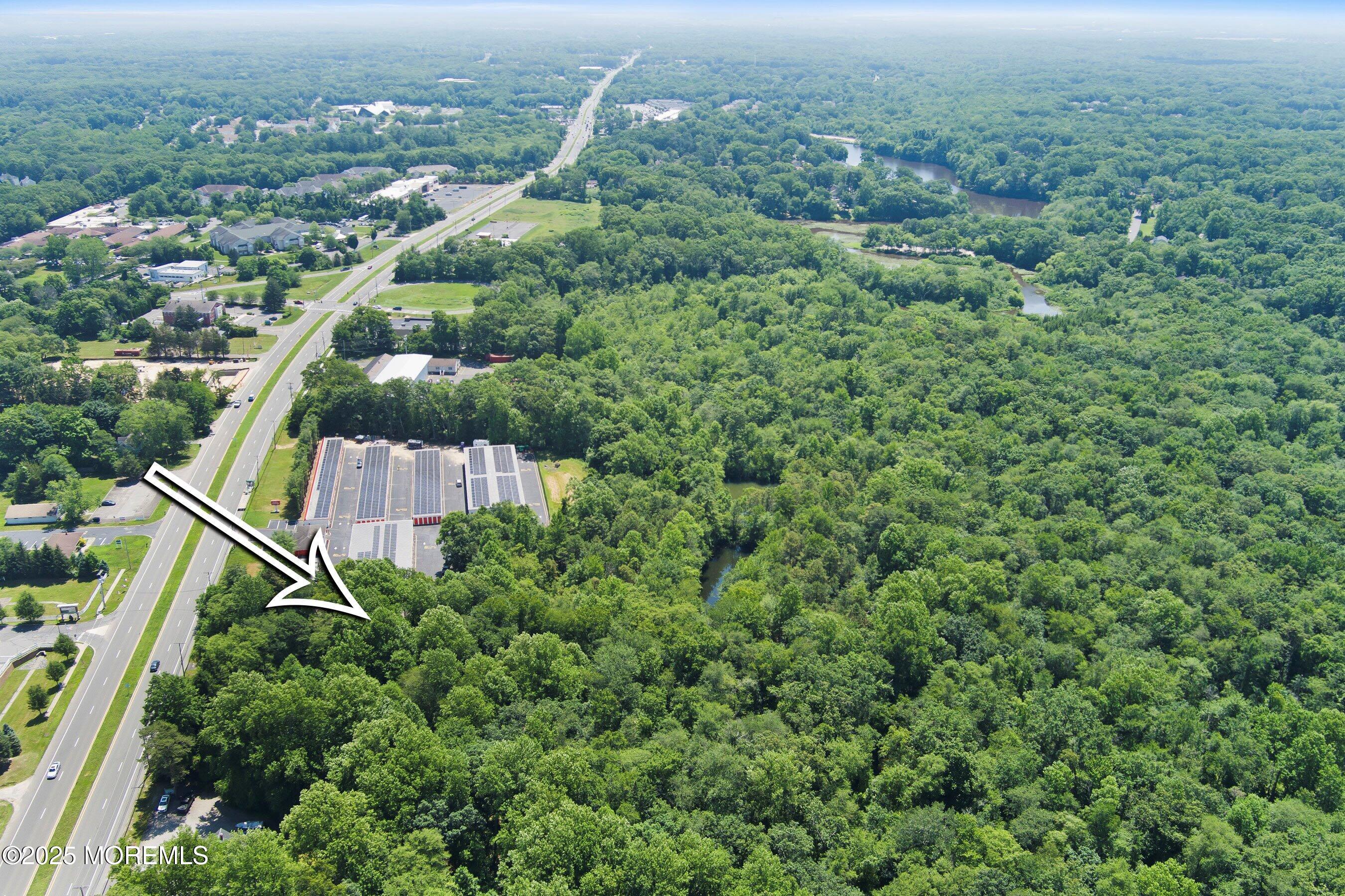 185 North County Line Road Jackson, NJ 08527 - Photo 22 of 22 an aerial view of residential house with outdoor space and trees