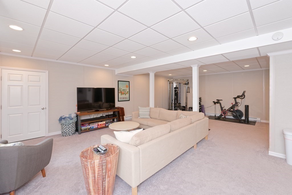 12 Cider Mill Road Stow, MA 01775 - Photo 34 of 42 a living room with furniture and a flat screen tv