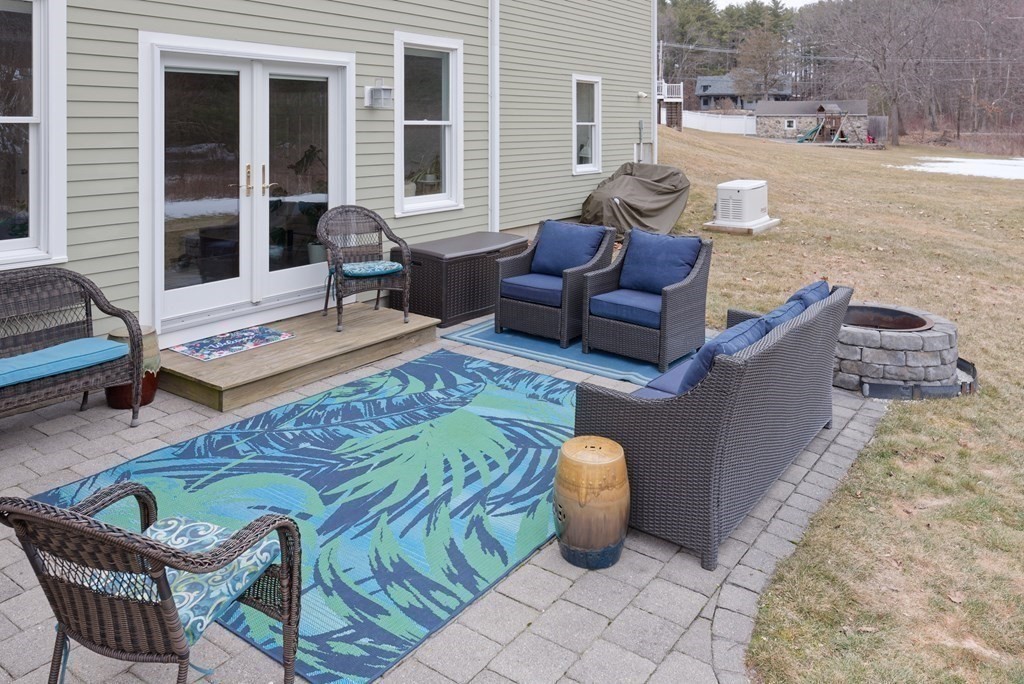 12 Cider Mill Road Stow, MA 01775 - Photo 41 of 42 a view of a patio with couches chairs and potted plants