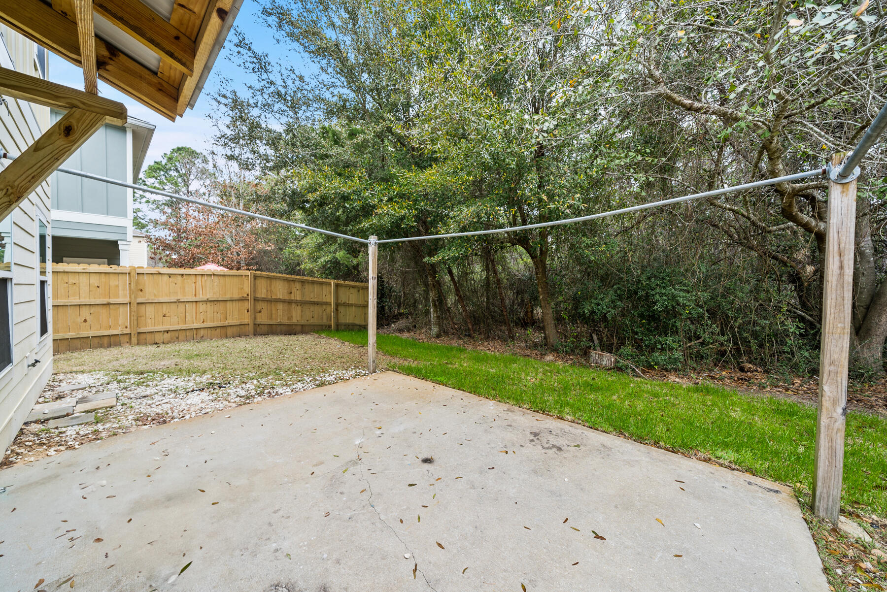 41 Hackberry Way Santa Rosa Beach, FL 32459 - Photo 22 of 27 a view of a backyard with a garden