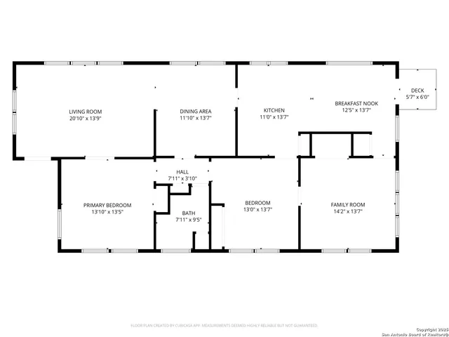 a black and white photo of a floor plan