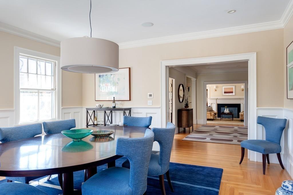 67 Longfellow Road Wellesley, MA 02481 - Photo 4 of 26 a living room with fireplace furniture and a wooden floor
