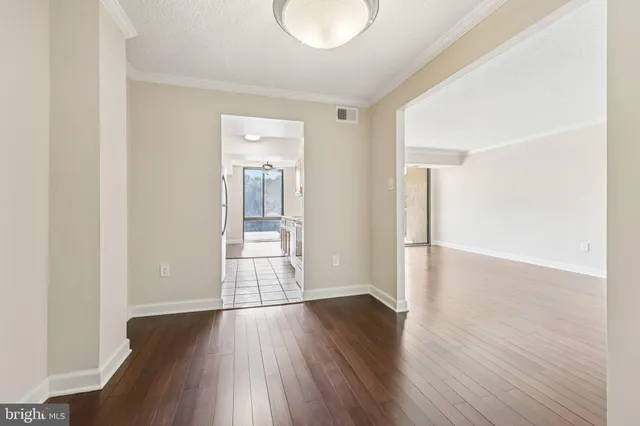 wooden floor in an empty room