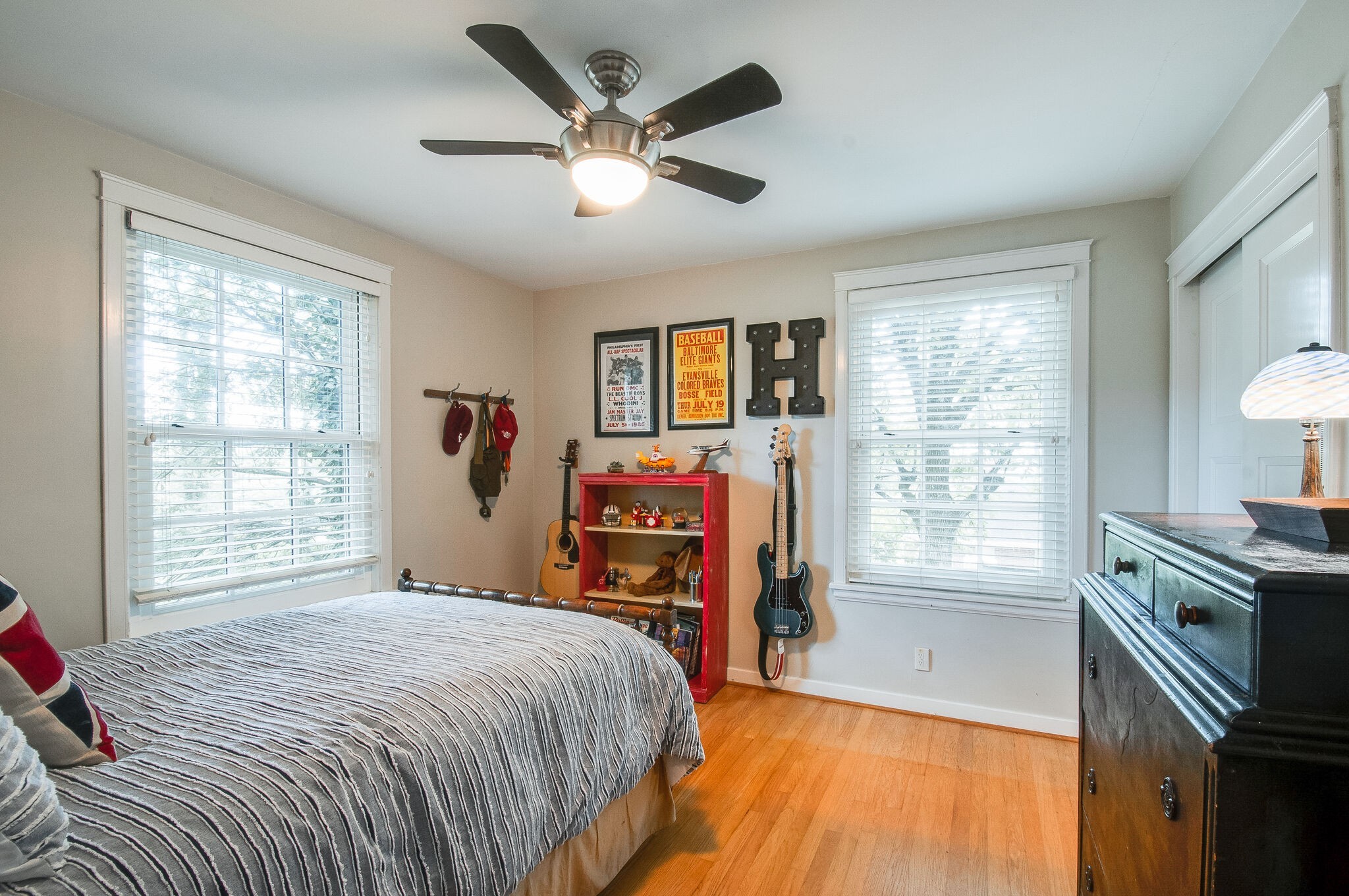 4602 Benton Smith Road Nashville, TN 37215 - Photo 23 of 36 a bedroom with a bed and a large window