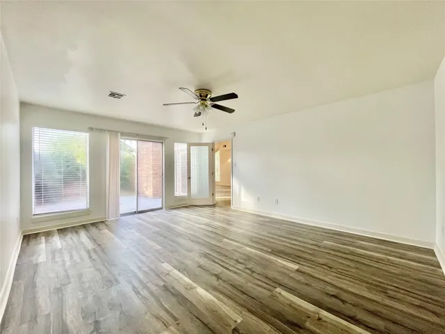 a view of backyard of house garage