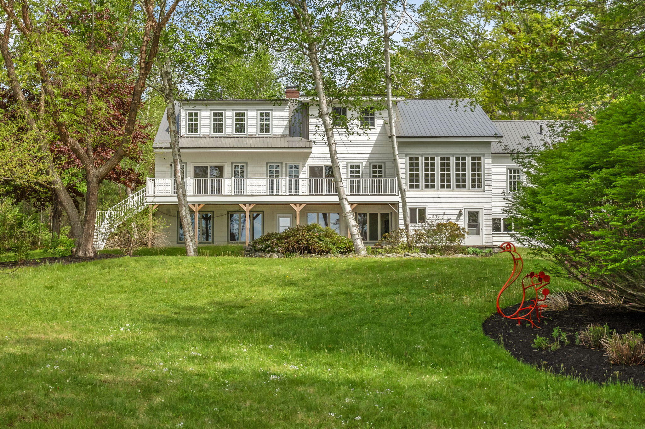299 Gates Road Jefferson, ME 04348 - Photo 117 of 121 Back View of Home