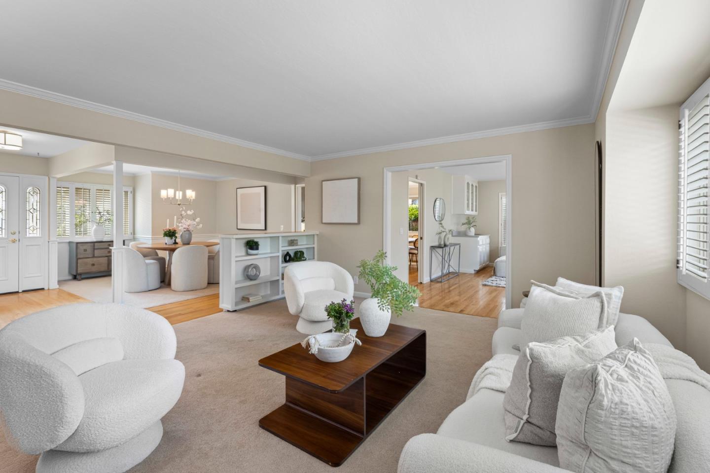 2356 Walden Square San Jose, CA 95124 - Photo 21 of 51 a living room with furniture kitchen view and a large window