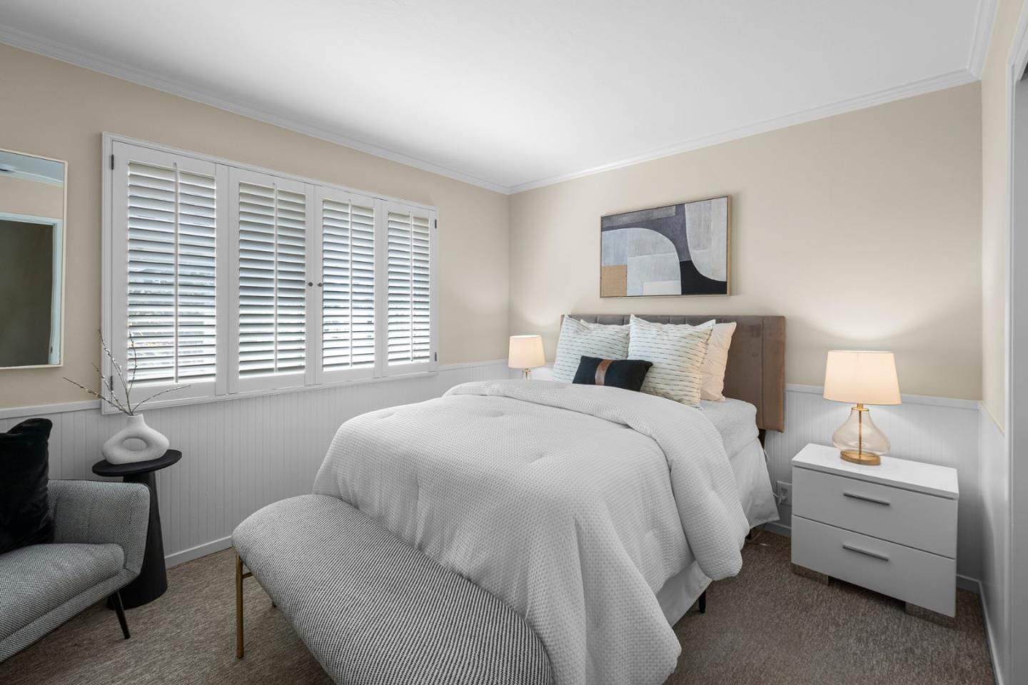 2356 Walden Square San Jose, CA 95124 - Photo 43 of 51 a bedroom with a bed and a couch