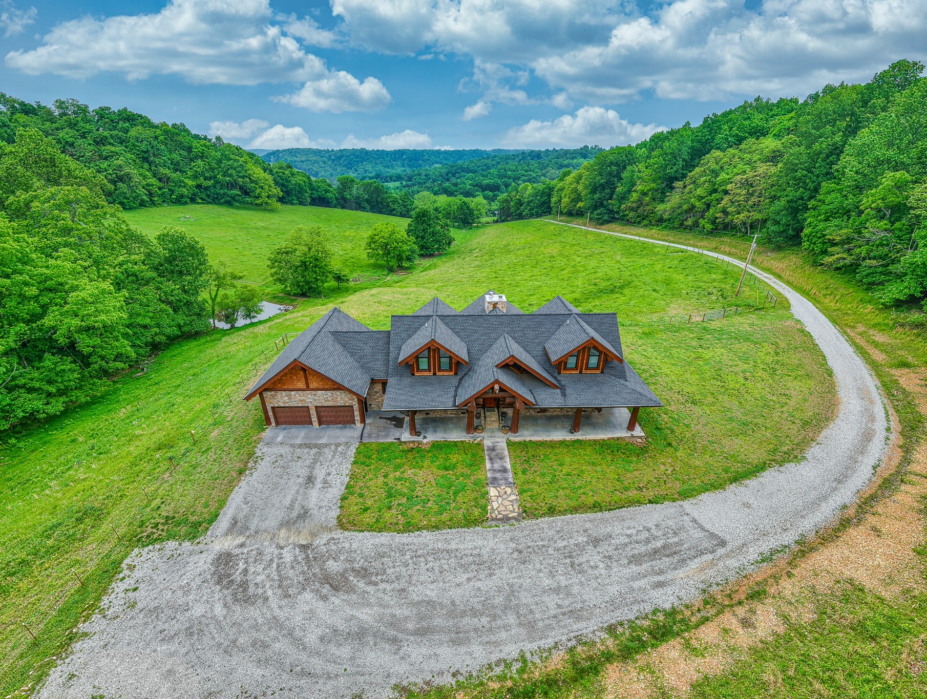 1271 Bivins Road Lewisburg, TN 37091 - Photo 2 of 56 an aerial view of a house with garden