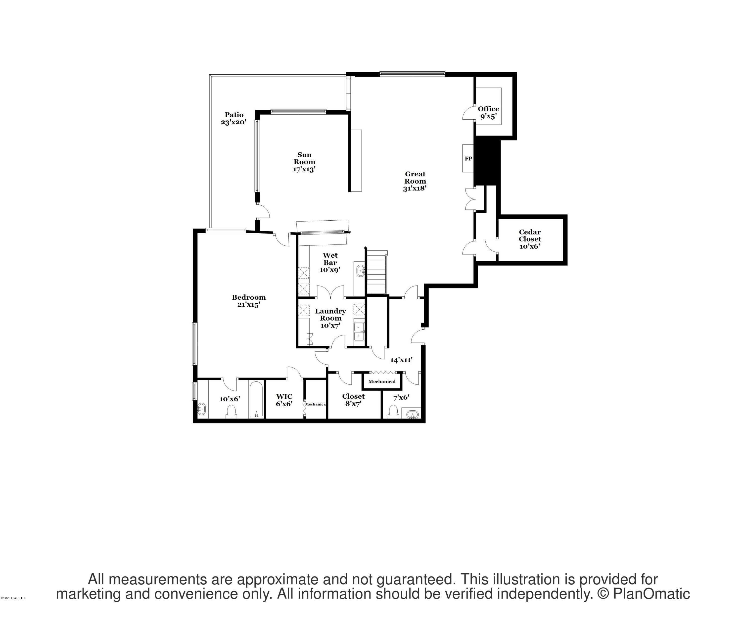 680 Steamboat Road, Unit 6 Greenwich, CT 06830 - Photo 40 of 40 a picture of a floor plan