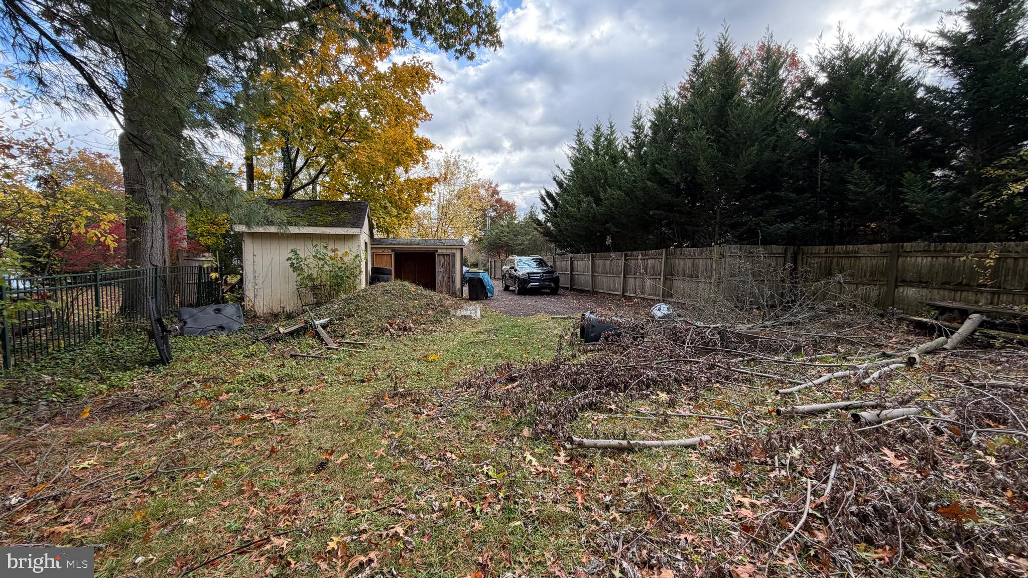 508 West Orvilla Road Hatfield, PA 19440 - Photo 6 of 13 a view of a backyard with large trees and plants