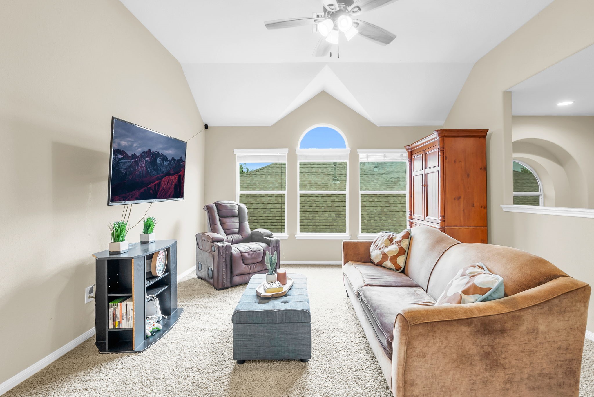 16619 Dover Mills Drive Spring, TX 77379 - Photo 23 of 49 a living room with furniture and a large window