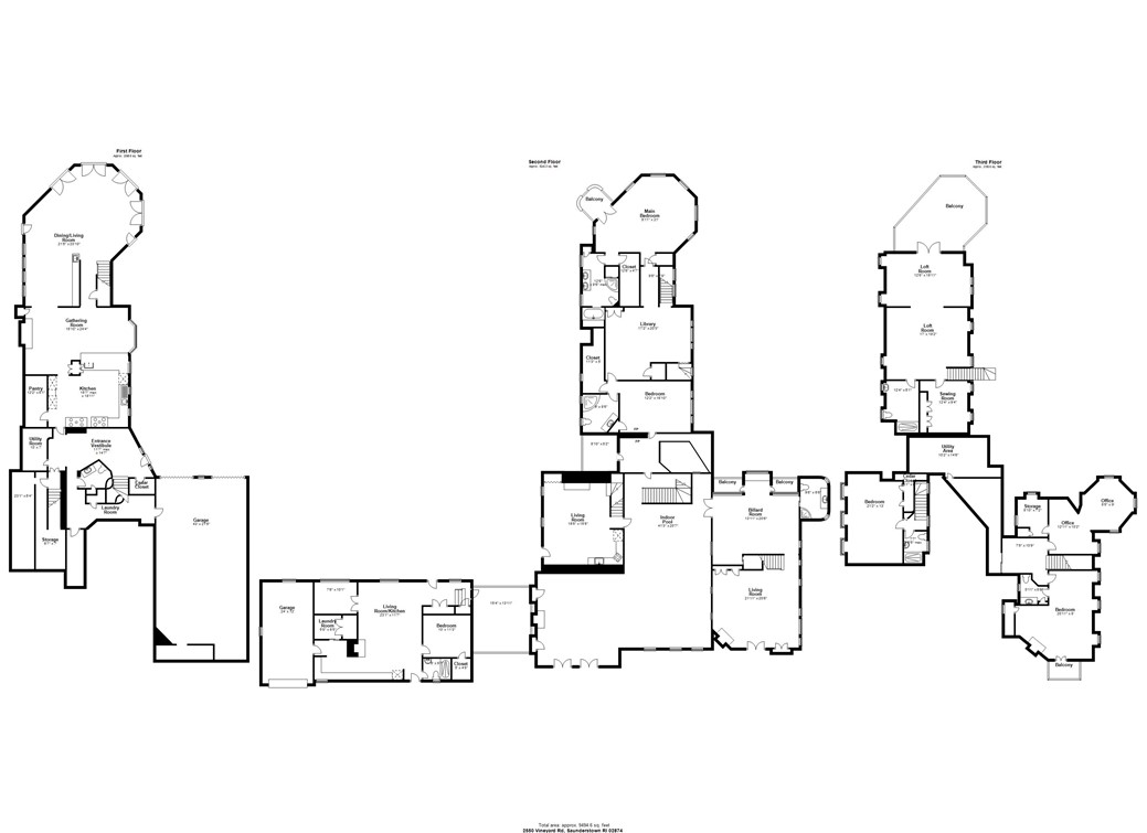 2550 Vineyard Road North Kingstown, RI 02874 - Photo 50 of 50 Complete floor plan of all living space. Barn is not included
