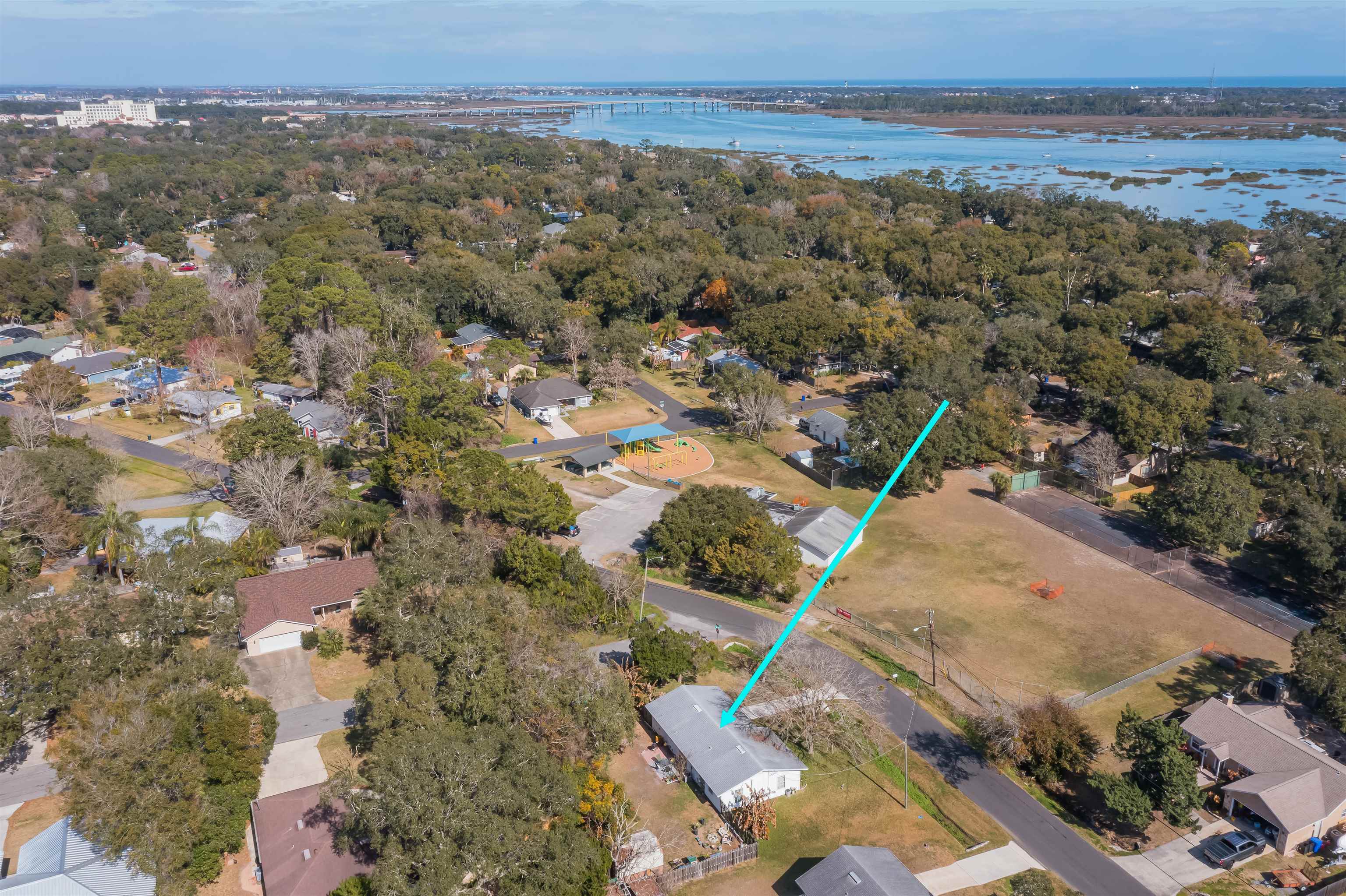 802 Royal Road St. Augustine, FL 32086 - Photo 30 of 47 an aerial view of residential houses with outdoor space