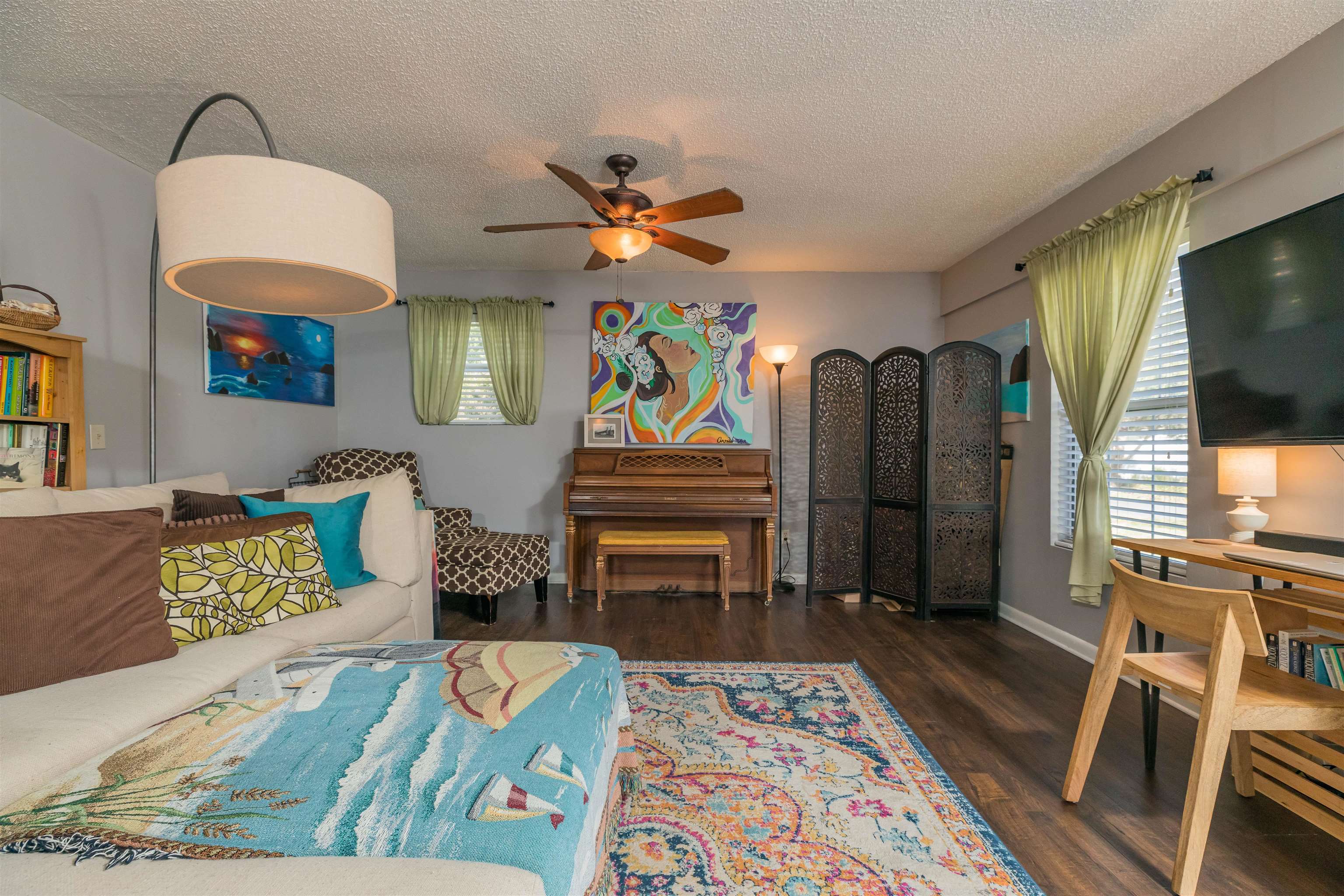 802 Royal Road St. Augustine, FL 32086 - Photo 9 of 47 a bedroom with a bed and a flat screen tv