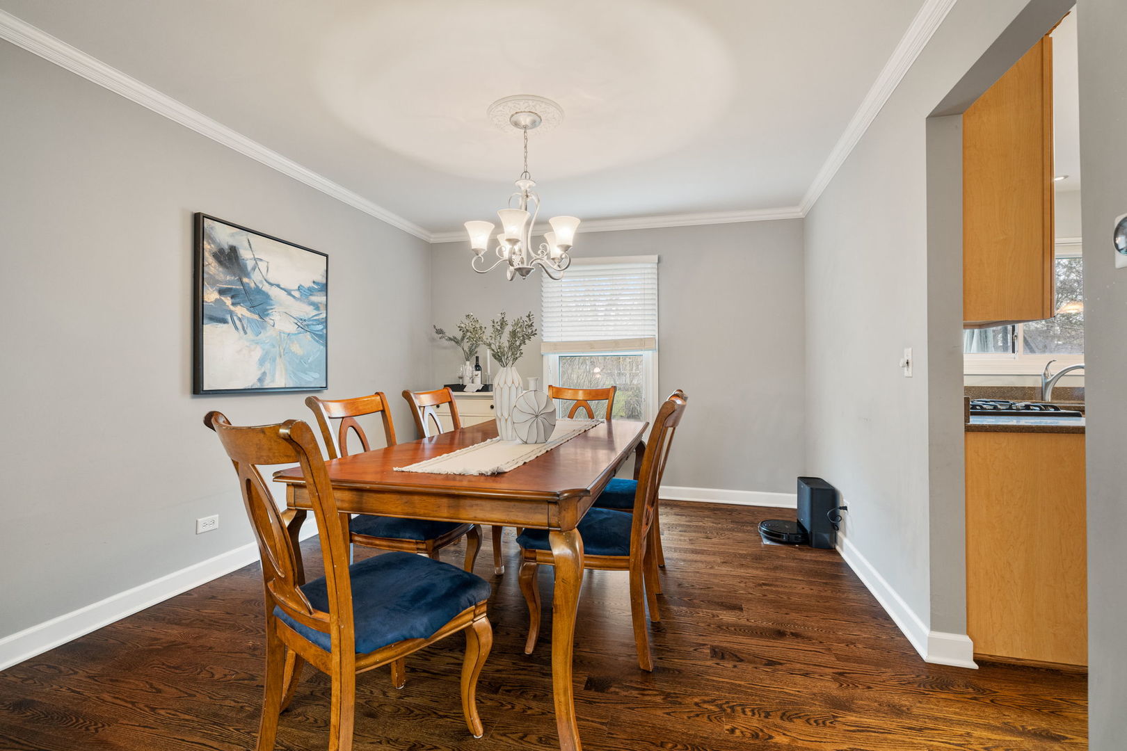 1635 Orth Drive Wheaton, IL 60189 - Photo 16 of 36 a view of a dining room with furniture and window