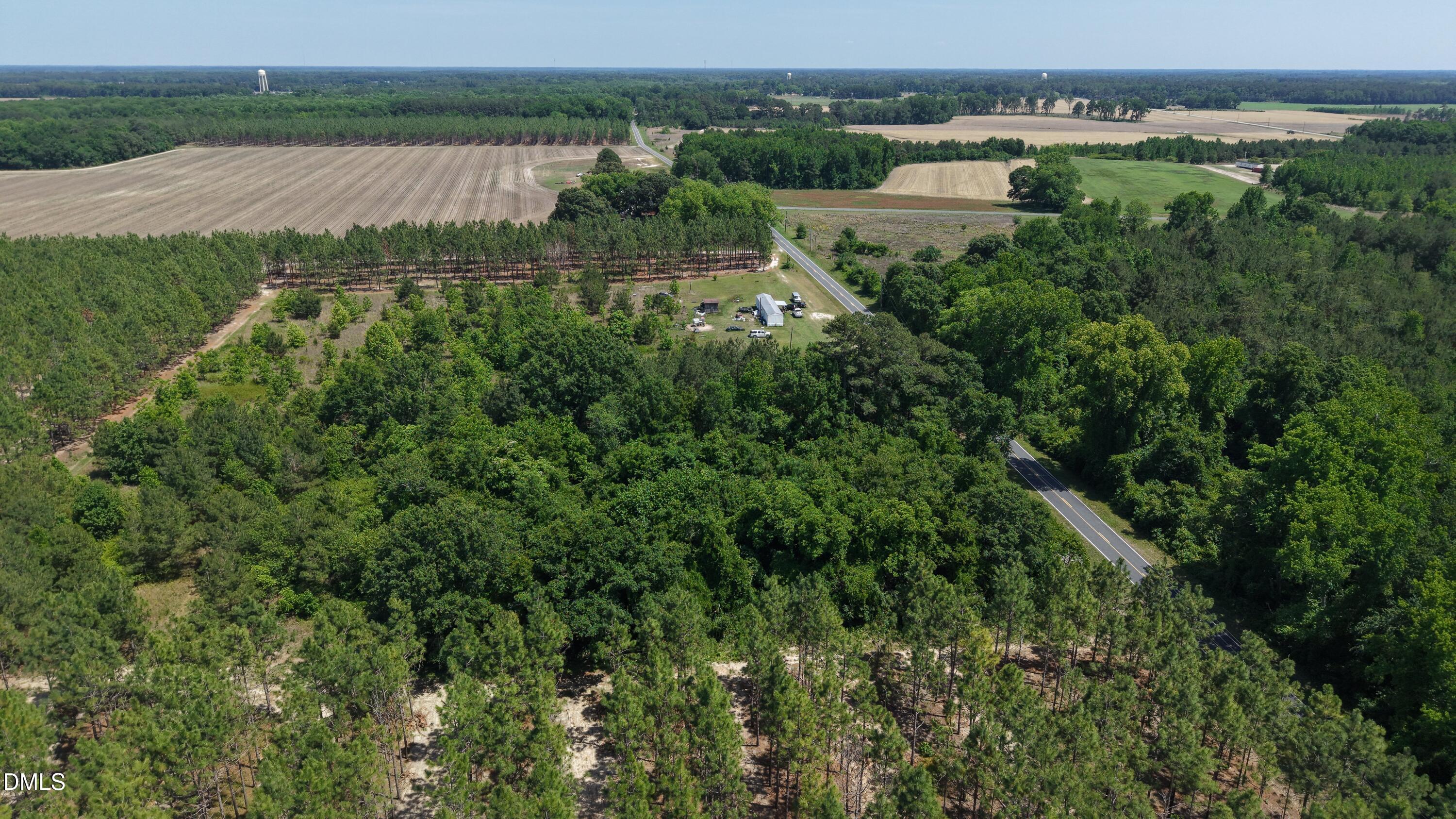 401 Johnson Pond Road Red Springs, NC 28377 - Photo 6 of 22 Aerial North Parcel NW POV (1)