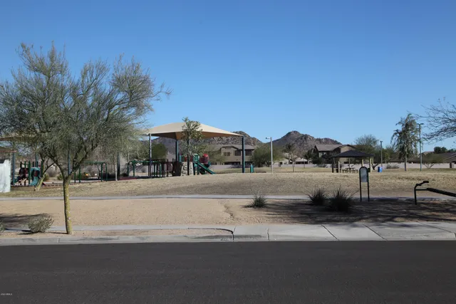 a view of street with houses