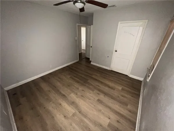 wooden floor in an empty room