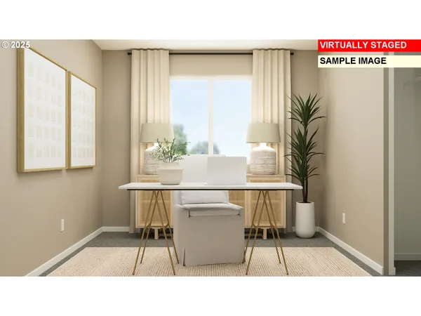 a living room with a couch and a table