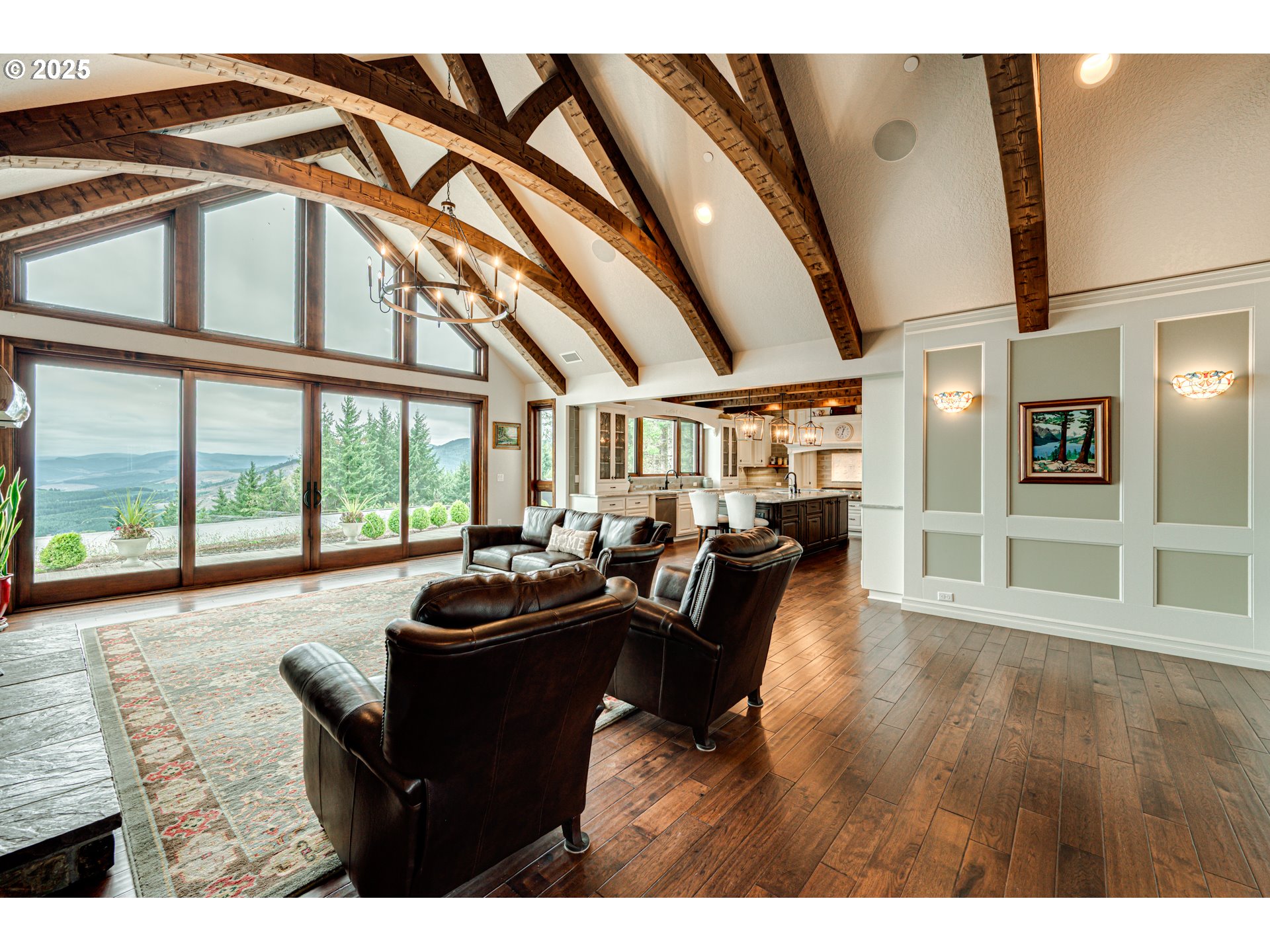 421 Woodland Heights Road Woodland, WA 98674 - Photo 3 of 48 a living room with furniture and a large window