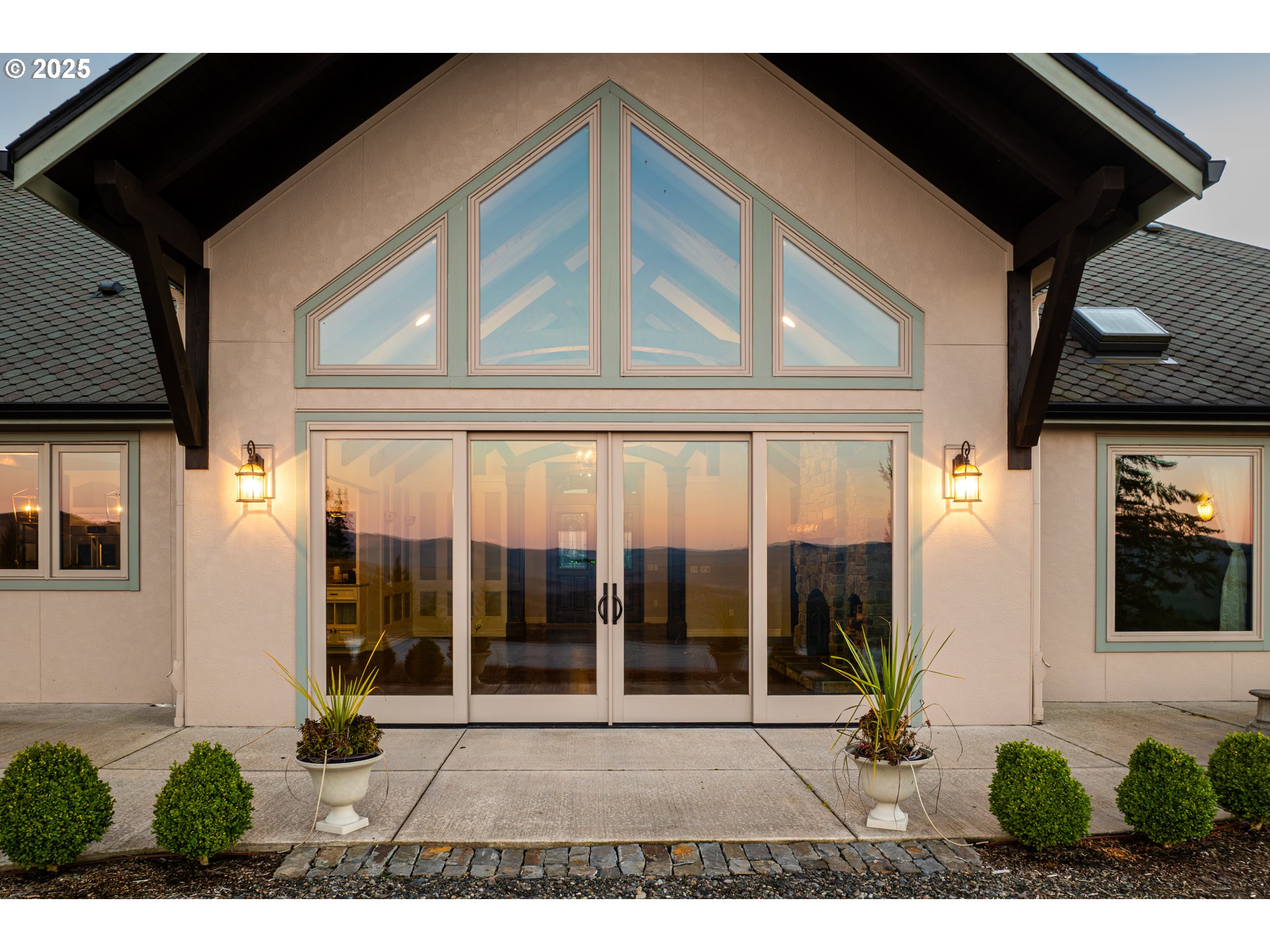 421 Woodland Heights Road Woodland, WA 98674 - Photo 33 of 48 a black and white building with glass windows