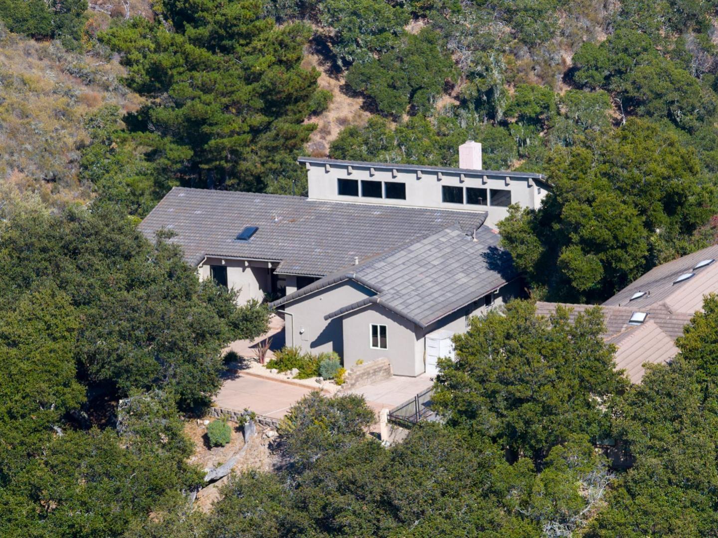13399 Middle Canyon Road Carmel Valley, CA 93924 - Photo 30 of 32 an aerial view of a house with yard and outdoor seating