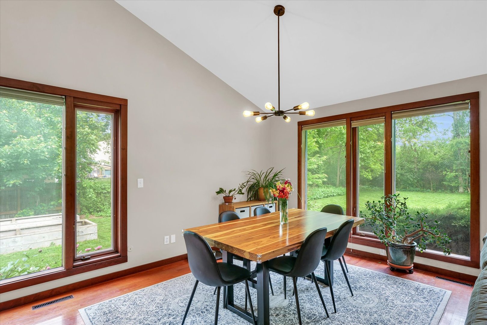 1910 Stratford Court Champaign, IL 61821 - Photo 12 of 39 a view of a dining room with furniture window and outside view