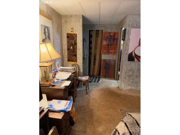 a room with storage and utility