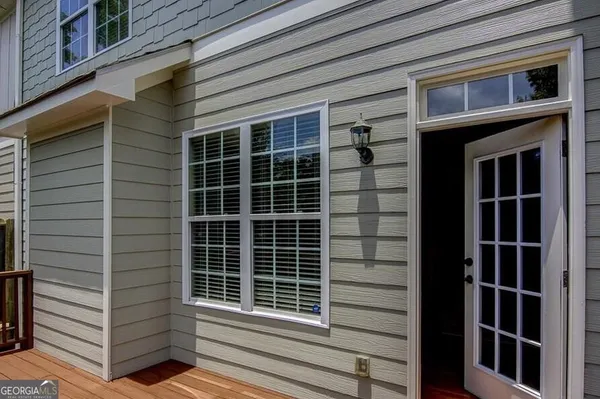 a view of front door