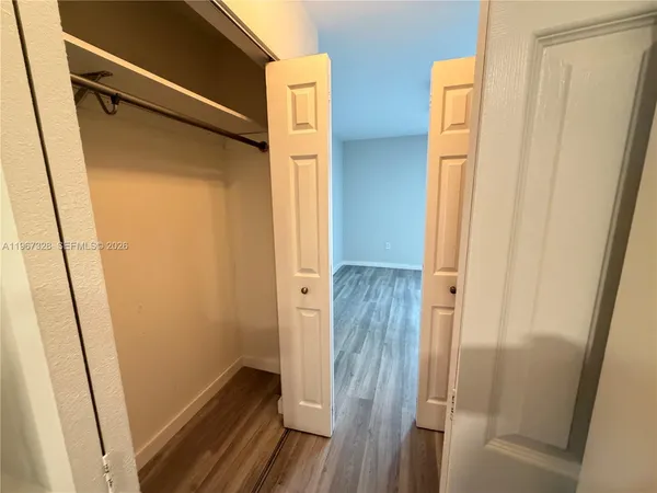 a view of walk in closet