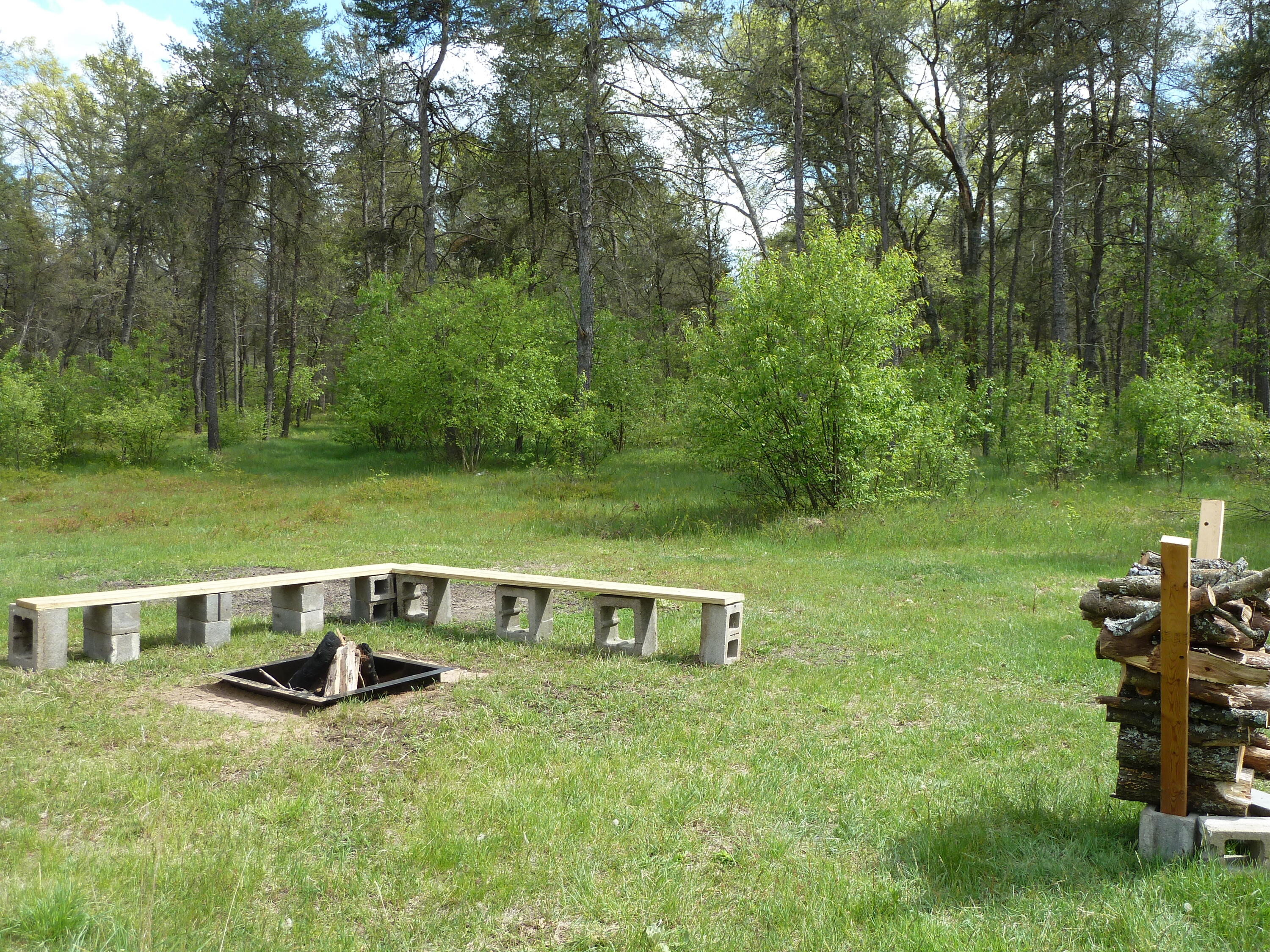 27 East 9 Mile Road Irons, MI 49644 - Photo 4 of 31 firepit